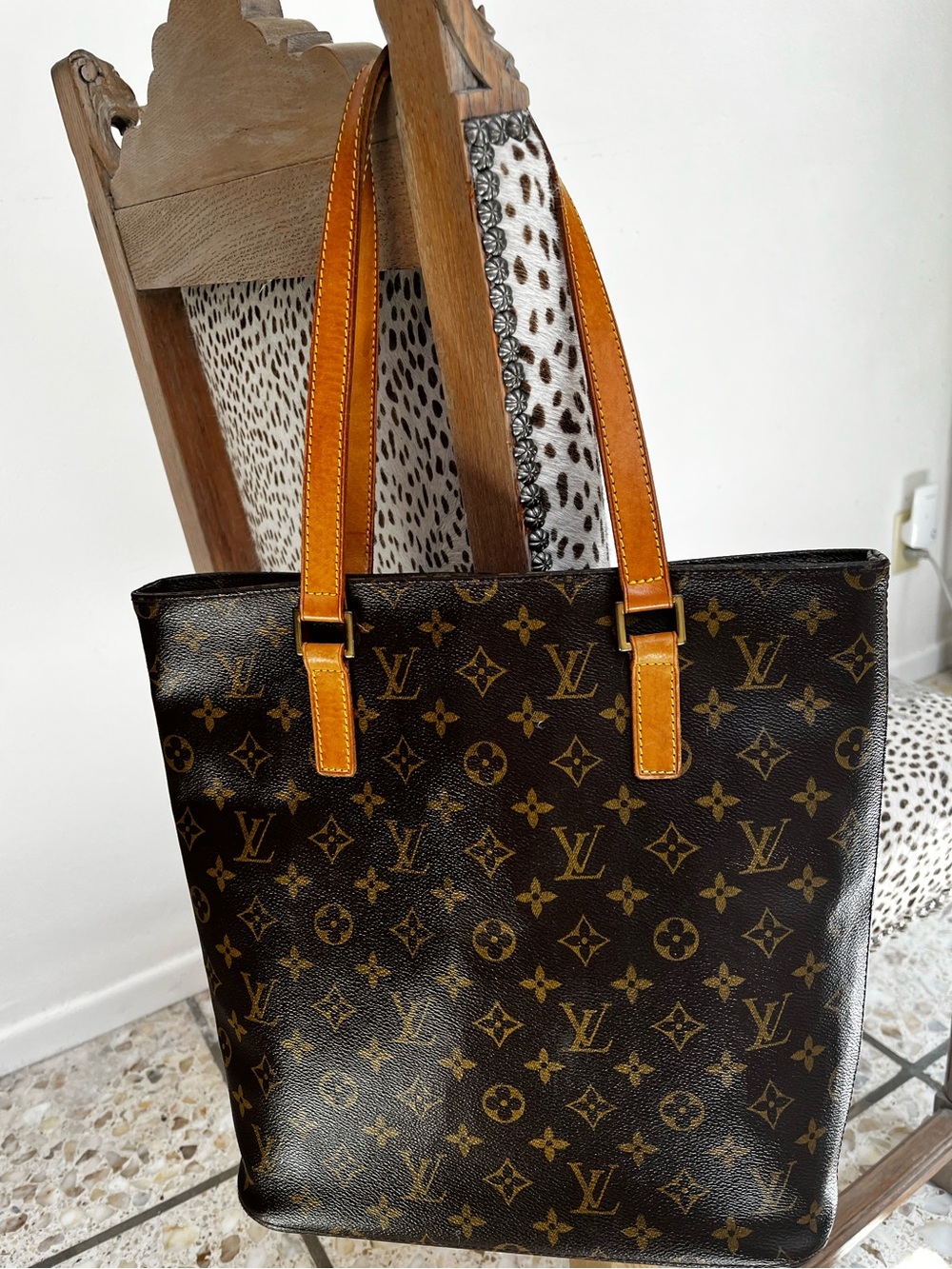 Vintage Louis Vuitton Monogram Vavin Tote Large GM Rare Like New Circa 2003
